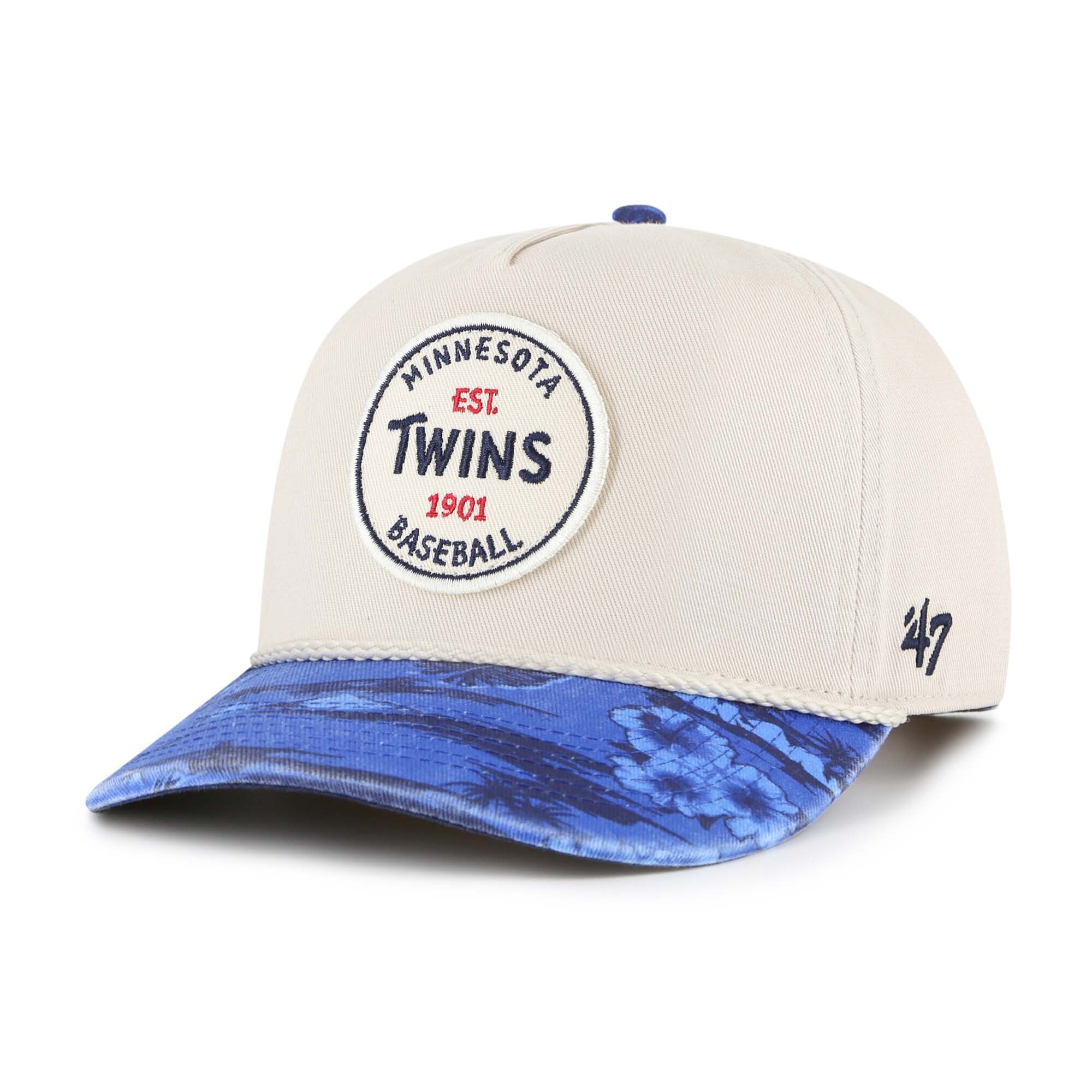 Minnesota Twins Pro Shop - men8217s minnesota twins 821747 creamnavy fiji rope hitch adjustable hat Collection | Twins Fan Essentials