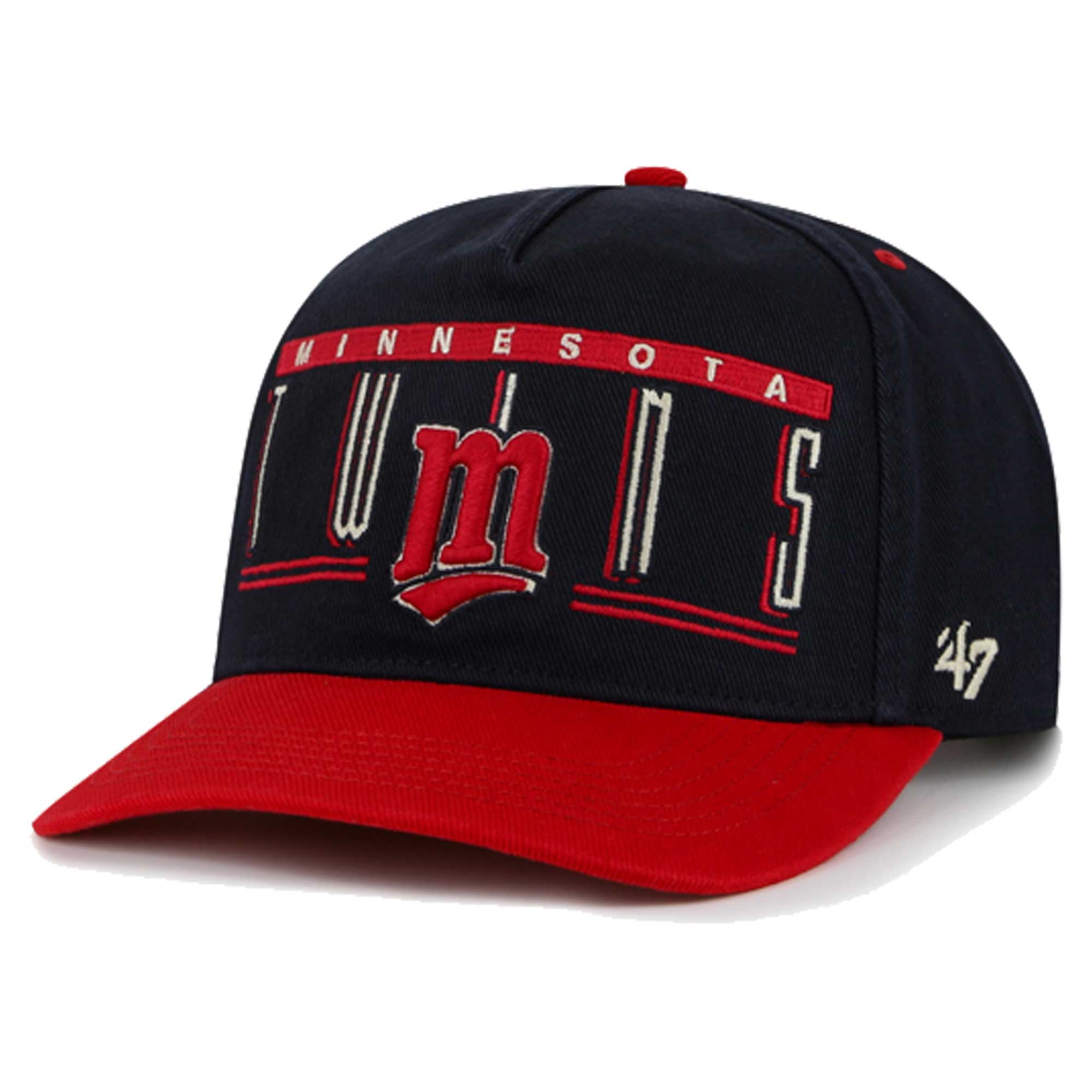 Minnesota Twins Pro Shop - Minnesota Twins Pro Shop – men8217s minnesota twins 821747 navy double headed baseline hitch adjustable hat Collection | Twins Fan Essentials Collection | Twins Fan Essentials