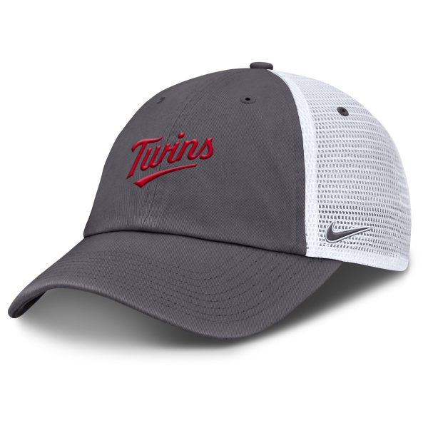 Minnesota Twins Pro Shop - Minnesota Twins Pro Shop – men8217s minnesota twins nike gray wordmark club adjustable trucker hat Collection | Twins Fan Essentials Collection | Twins Fan Essentials