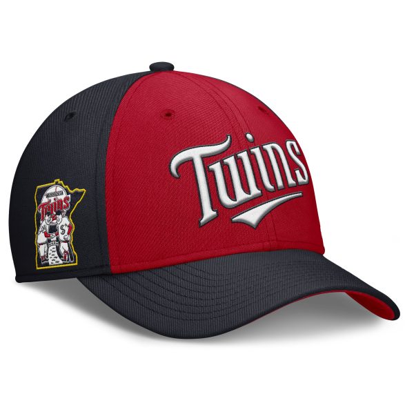 Minnesota Twins Pro Shop - Minnesota Twins Pro Shop – men8217s minnesota twins nike navyred rise swoosh performance flex hat Collection | Twins Fan Essentials Collection | Twins Fan Essentials